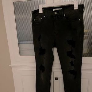 Black PacSun ripped jeans